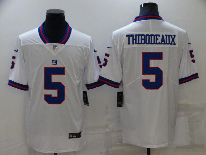 Men New York Giants #5 Thibooeaux White 2022 Nike Limited Vapor Untouchable NFL Jerseys